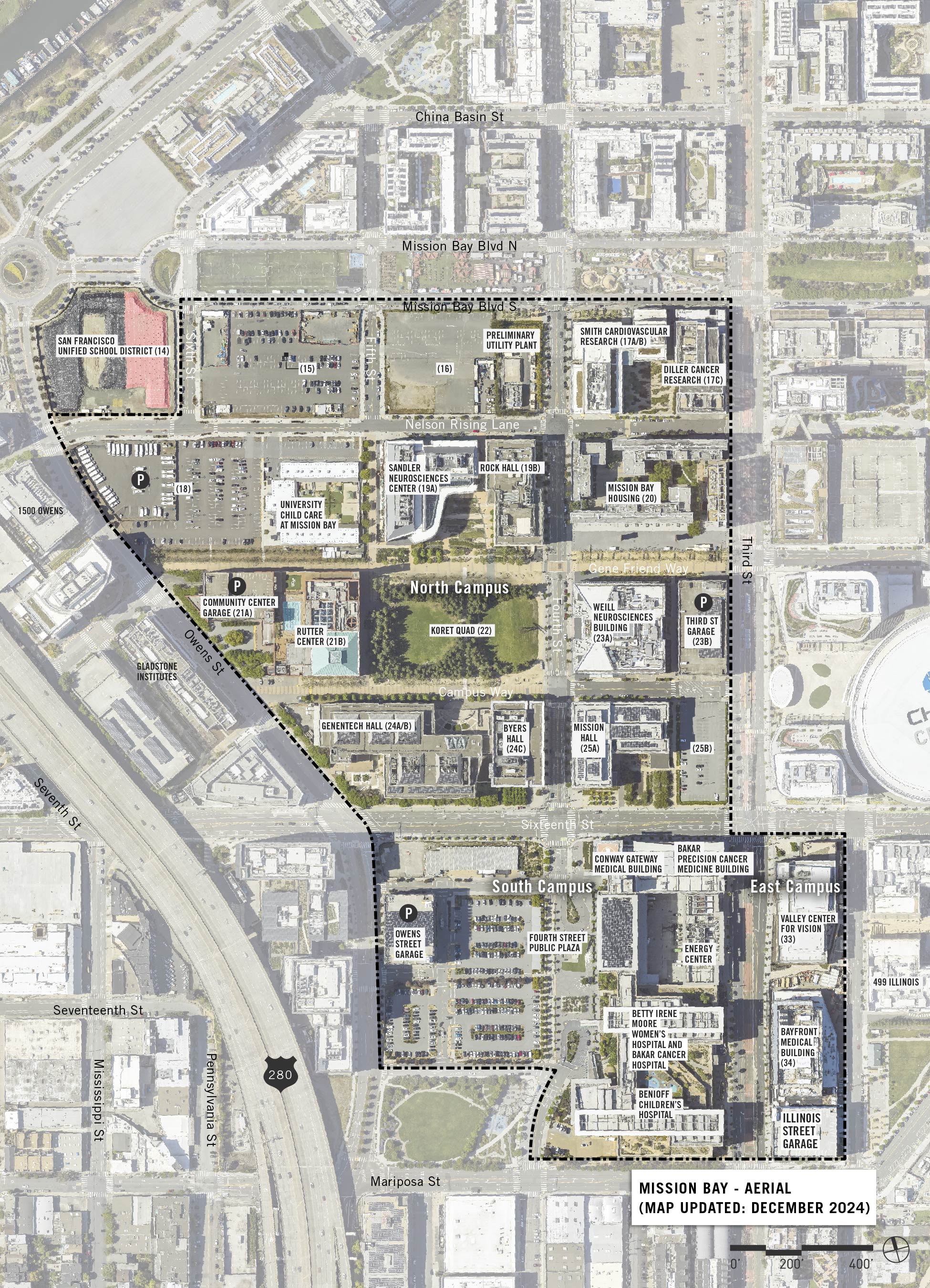 Mission Bay Campus Site Aerial