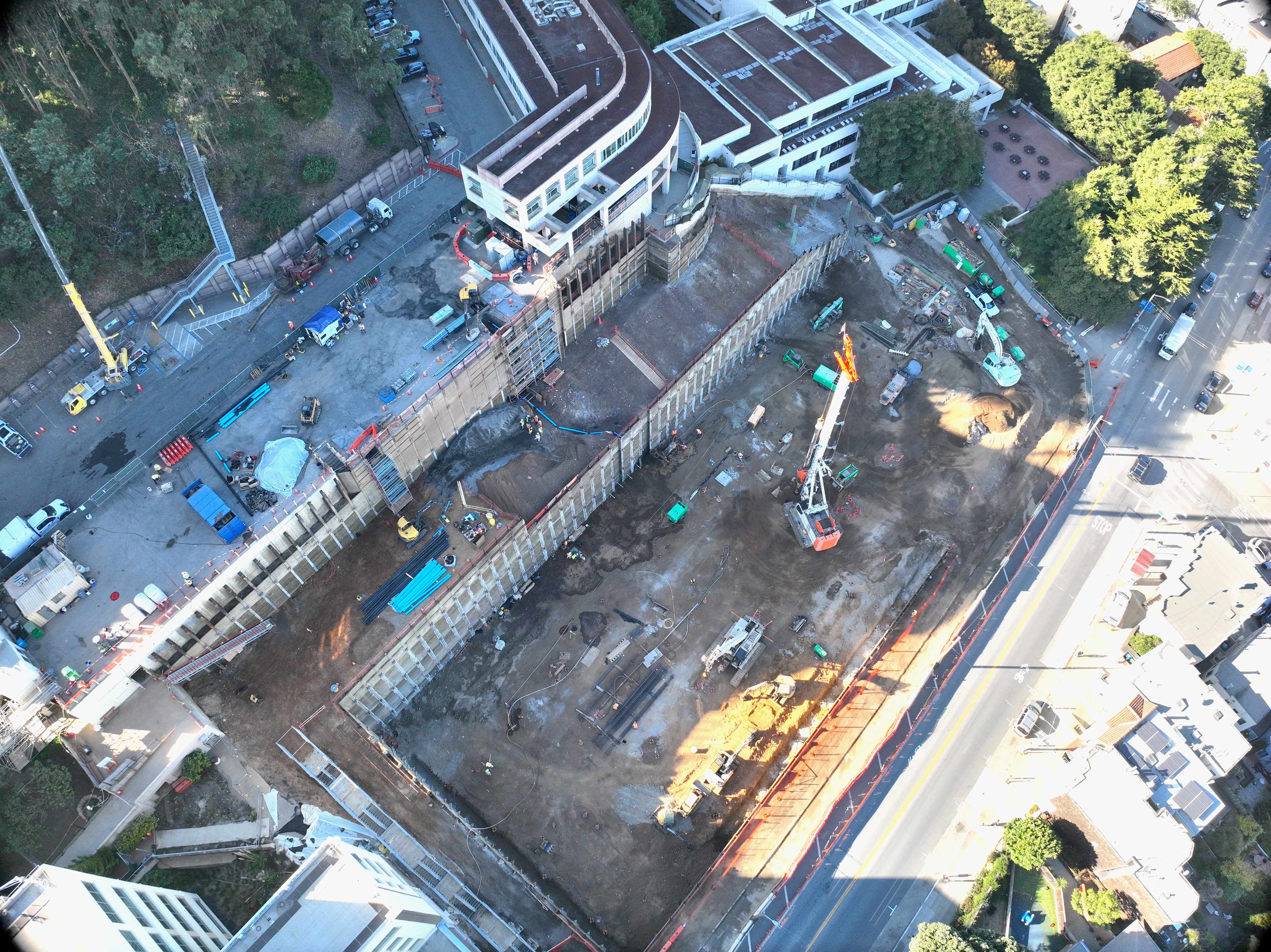 The Bakar Research and Academic Building project site as of October 2024.