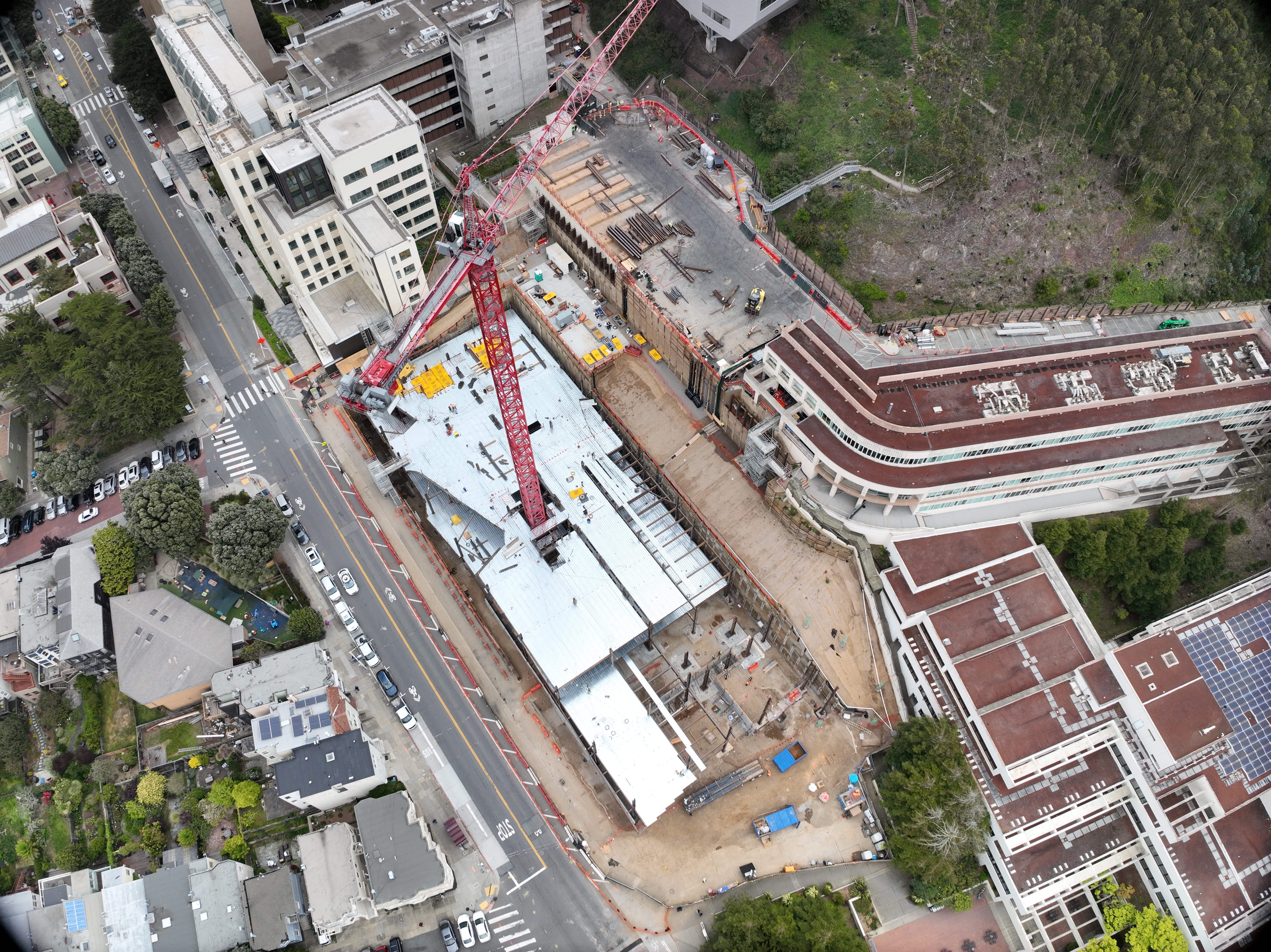 Bakar Research and Academic Building construction site as of May 2025.